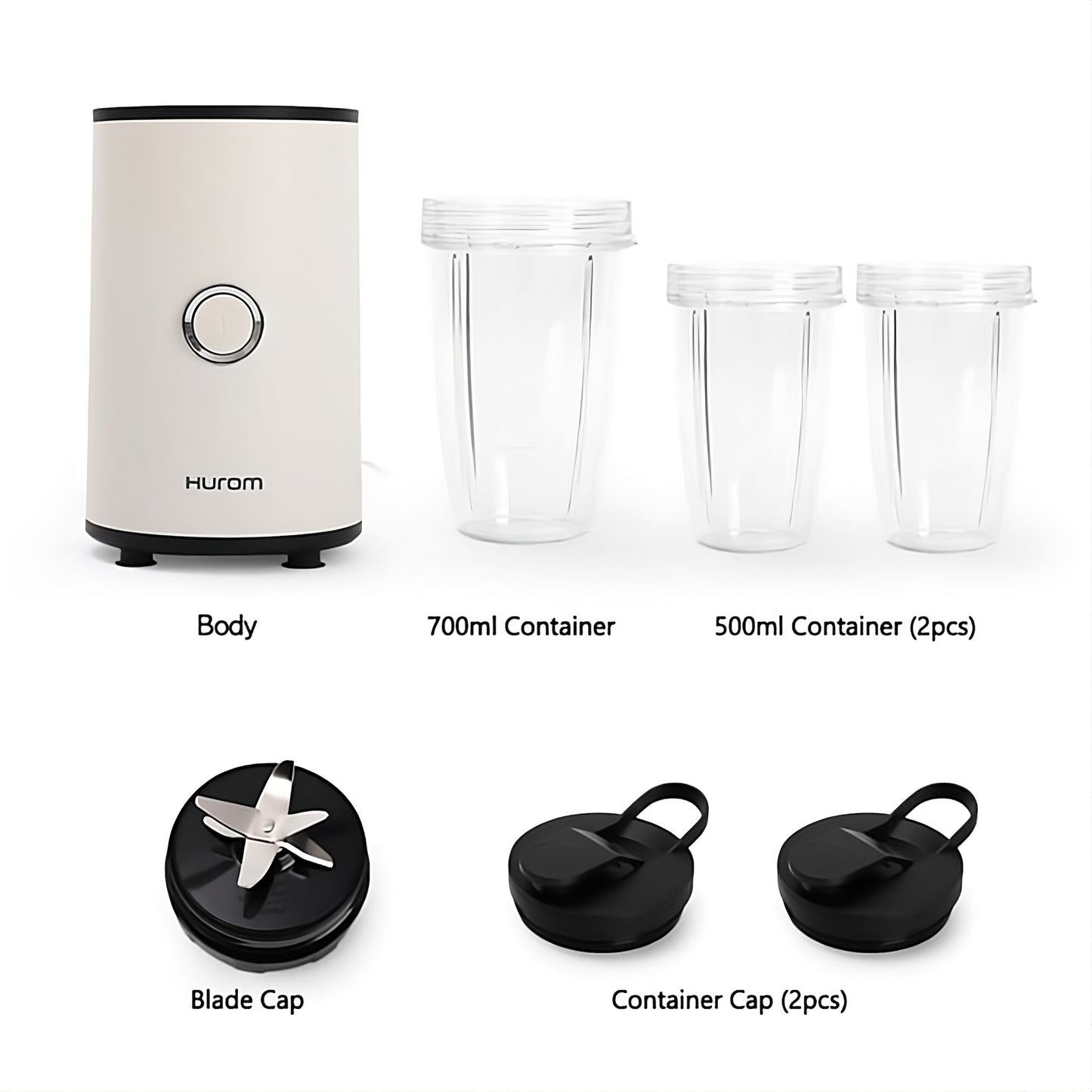 Hurom Power Blender Lieferumfang