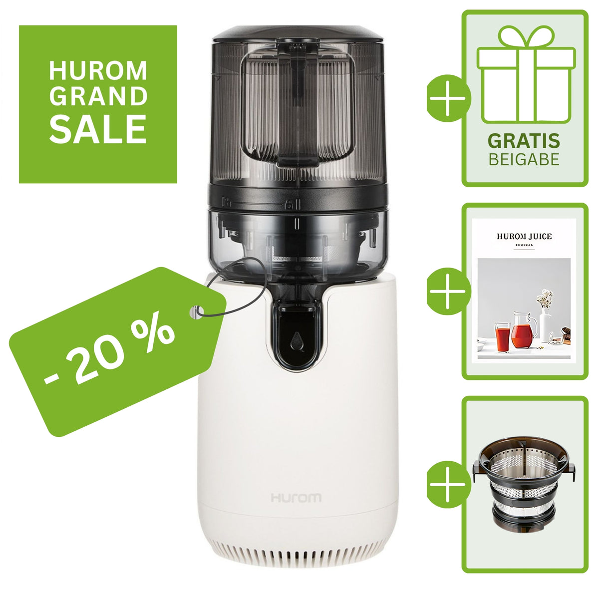 Hurom E50-ST Weiß Grand Sale Angebot