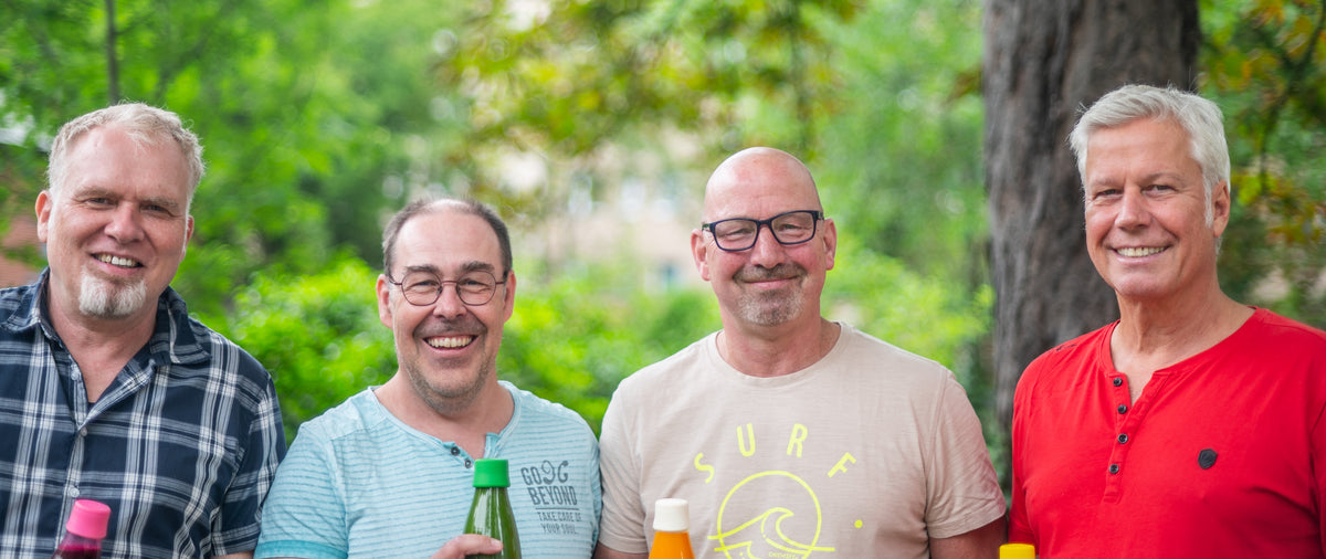 Hurom Fachhandel Team: Stefan, Sascha, Burkhard, Torsten (v.l.n.r.)