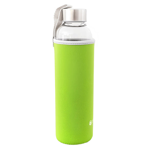 Hurom Glasflasche mit Neopren-Sleeve