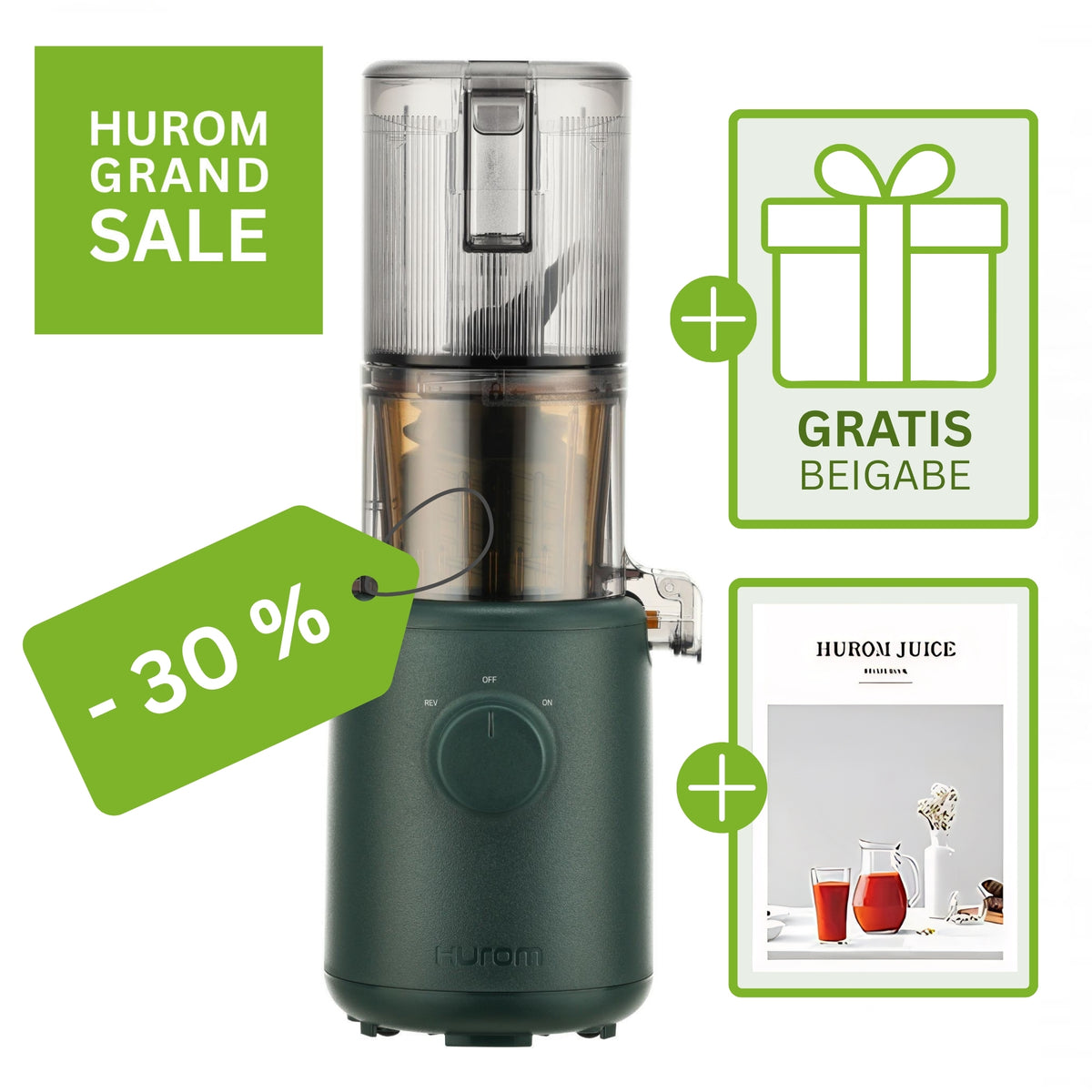 Hurom H310A Dunkelgrün Grand Sale Angebot