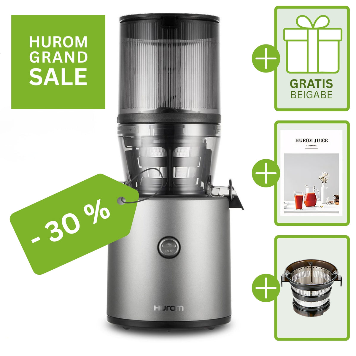 Hurom H320N Titan Grau Grand Sale Angebot