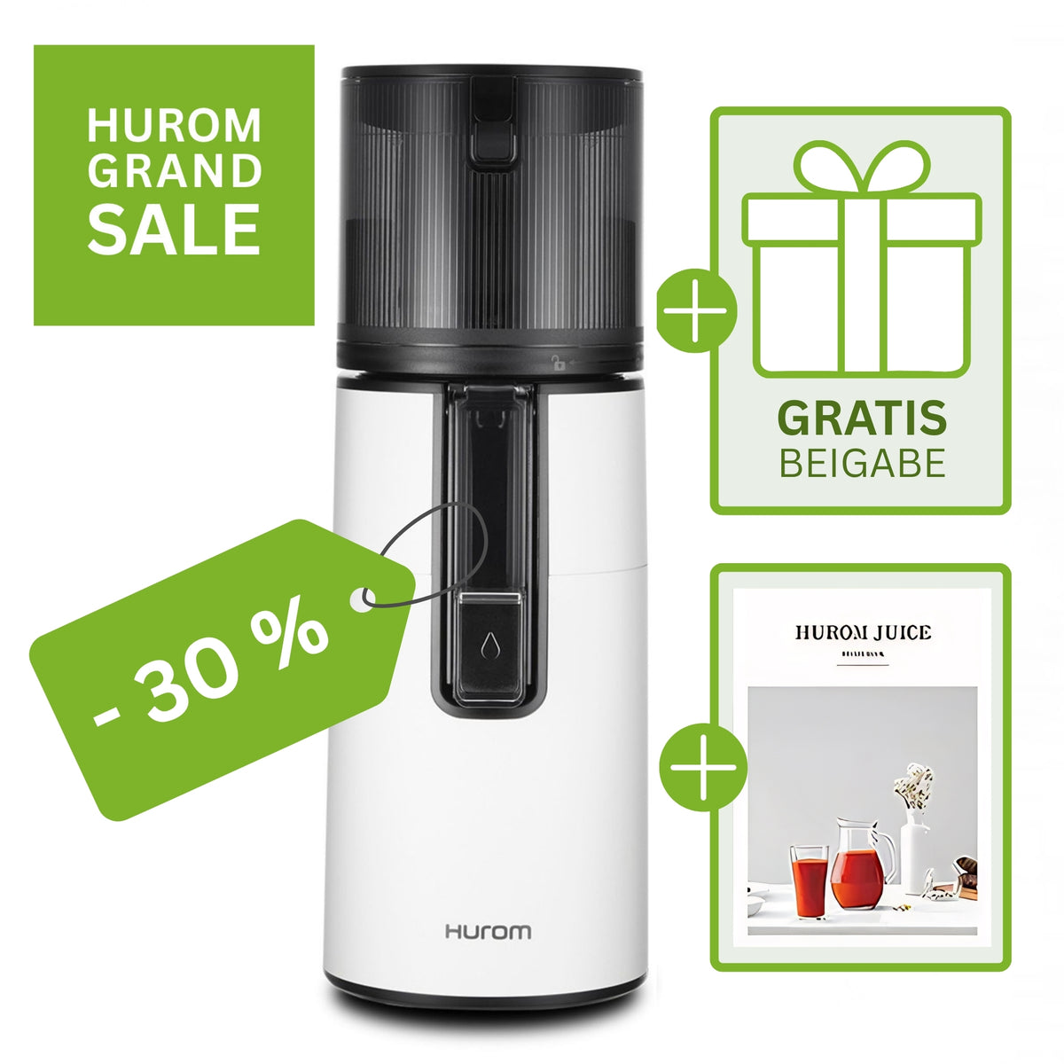 Hurom H400 Weiß Grand Sale Angebot