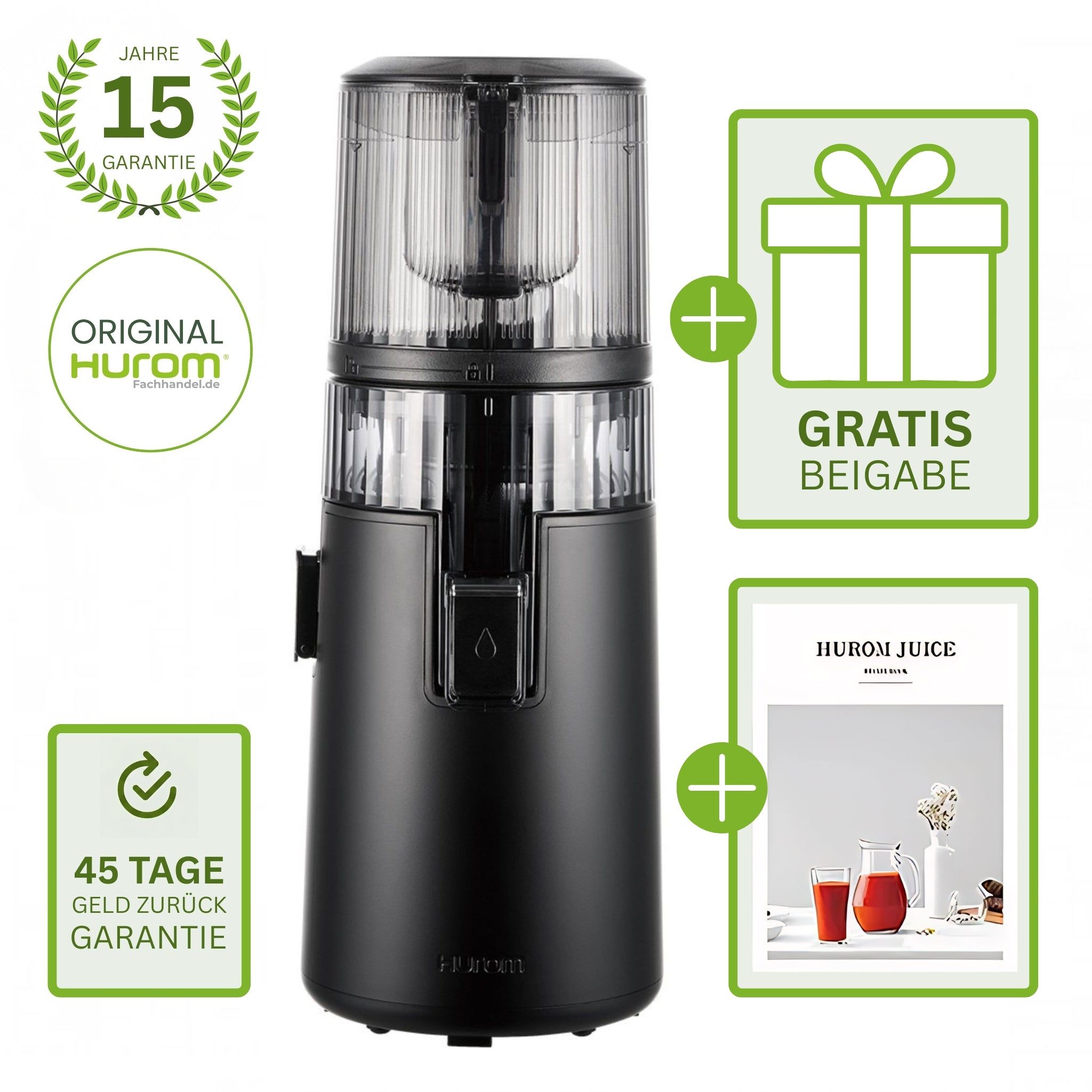 Hurom H70-FT Matt Schwarz mit Gratisbeigabe