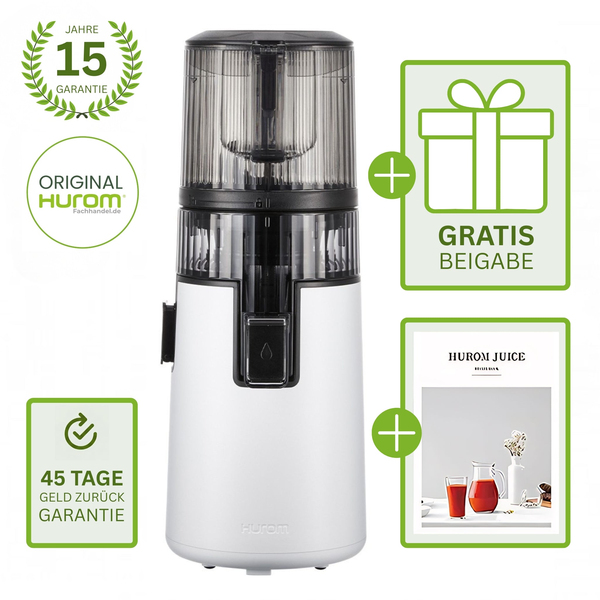Hurom H70-FT Weiß mit Gratisbeigabe