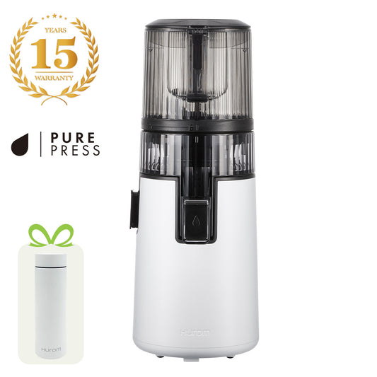 Hurom H70-ST in Weiß mit 15 Jahren Garantie und Hurom Tumbler als Gratisbeigabe