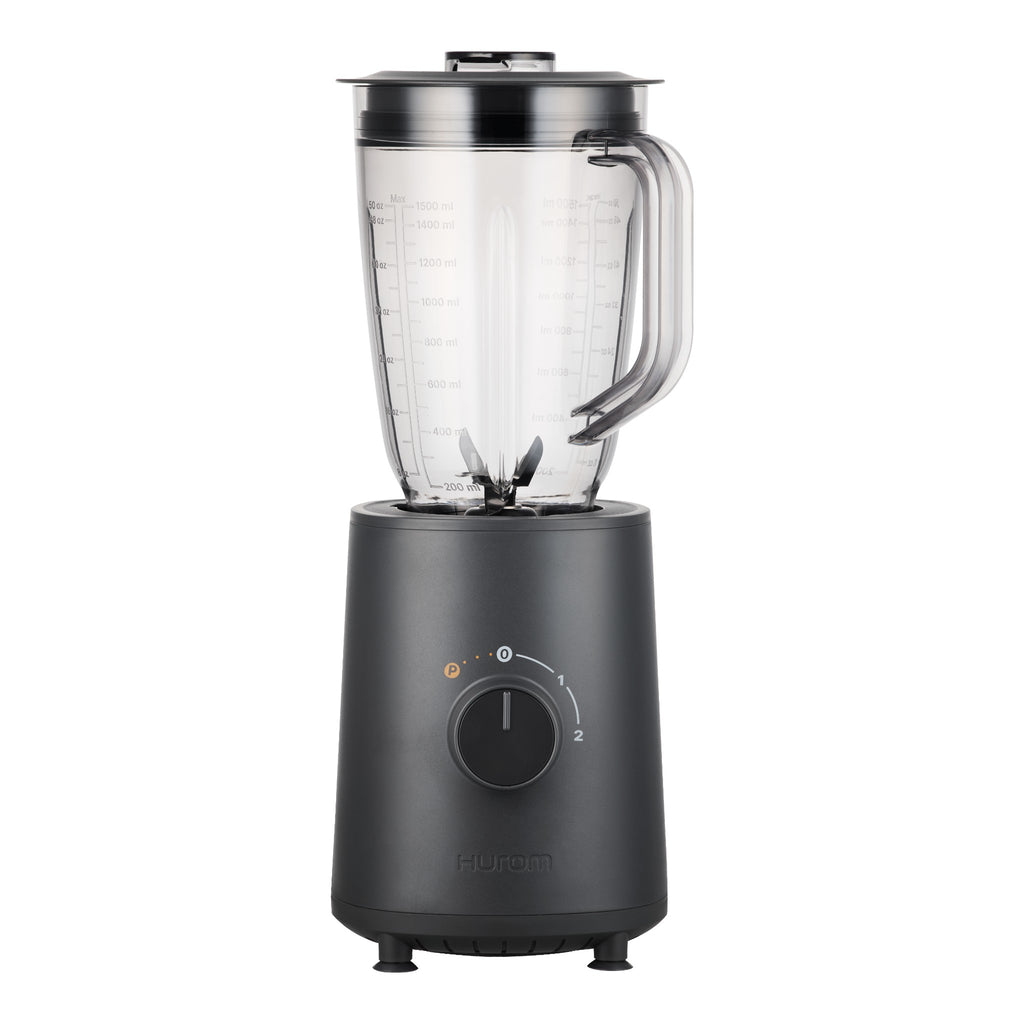 Hurom Standmixer frontal in Milestone Gray
